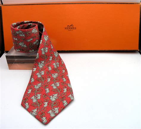 Dolce & Gabbana Tie Mens Silk Koala Bear Print Green Made In 